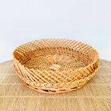 Antique rattan core basket