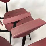 Set of 4 Friso Kramer Revolt chairs first edition with armrests