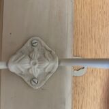Wall-mounted coat rack with ceramic