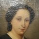Portrait Elegant Woman oil on canvas, 19th century