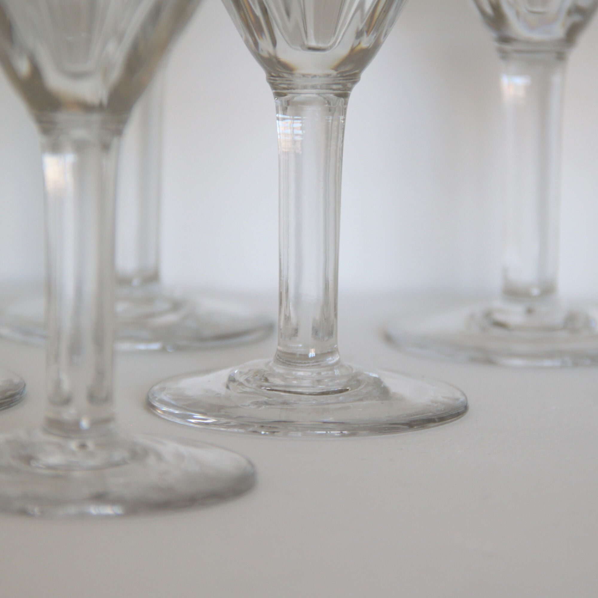 Set of 8 wine glasses bistrot old art of the table vintage