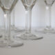 Set of 8 wine glasses bistrot old art of the table vintage