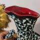 Ceramic vase Vallauris 1950 Lava Foam