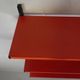 Tomado Holland - A. Dekker wall shelf, orange and black, 1970s