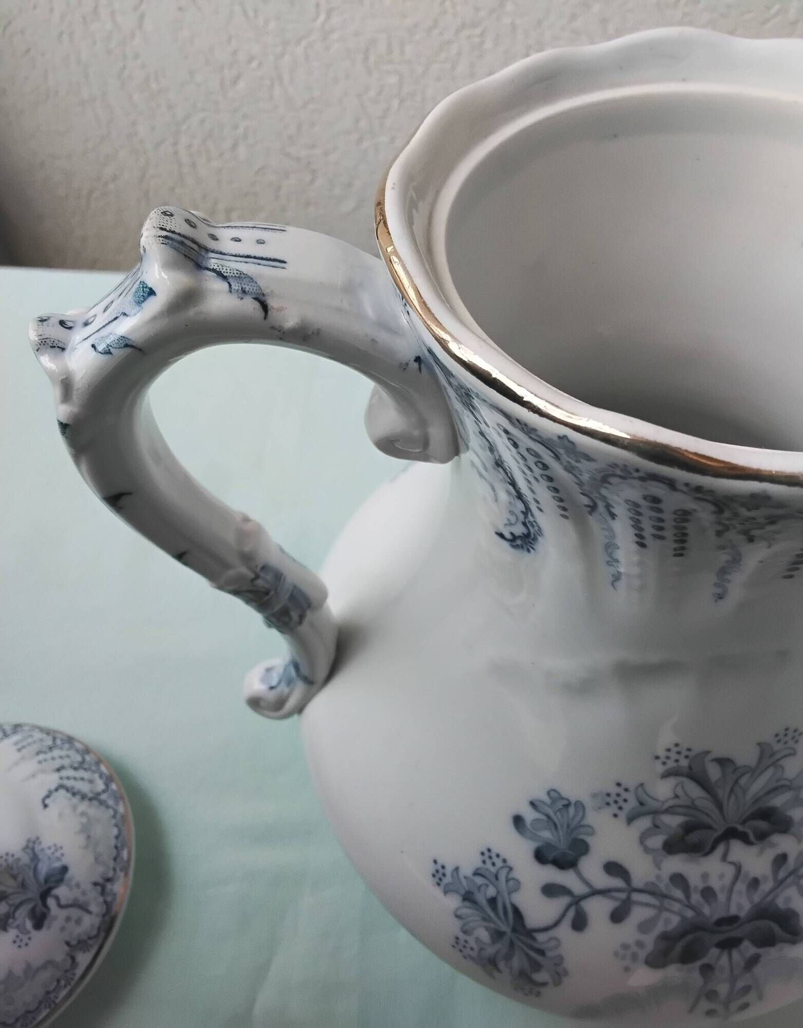 Saint Amand ironstone coffee pot