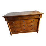 Light-colored empire chest of drawers