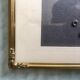 Lot of 2 old brass frames