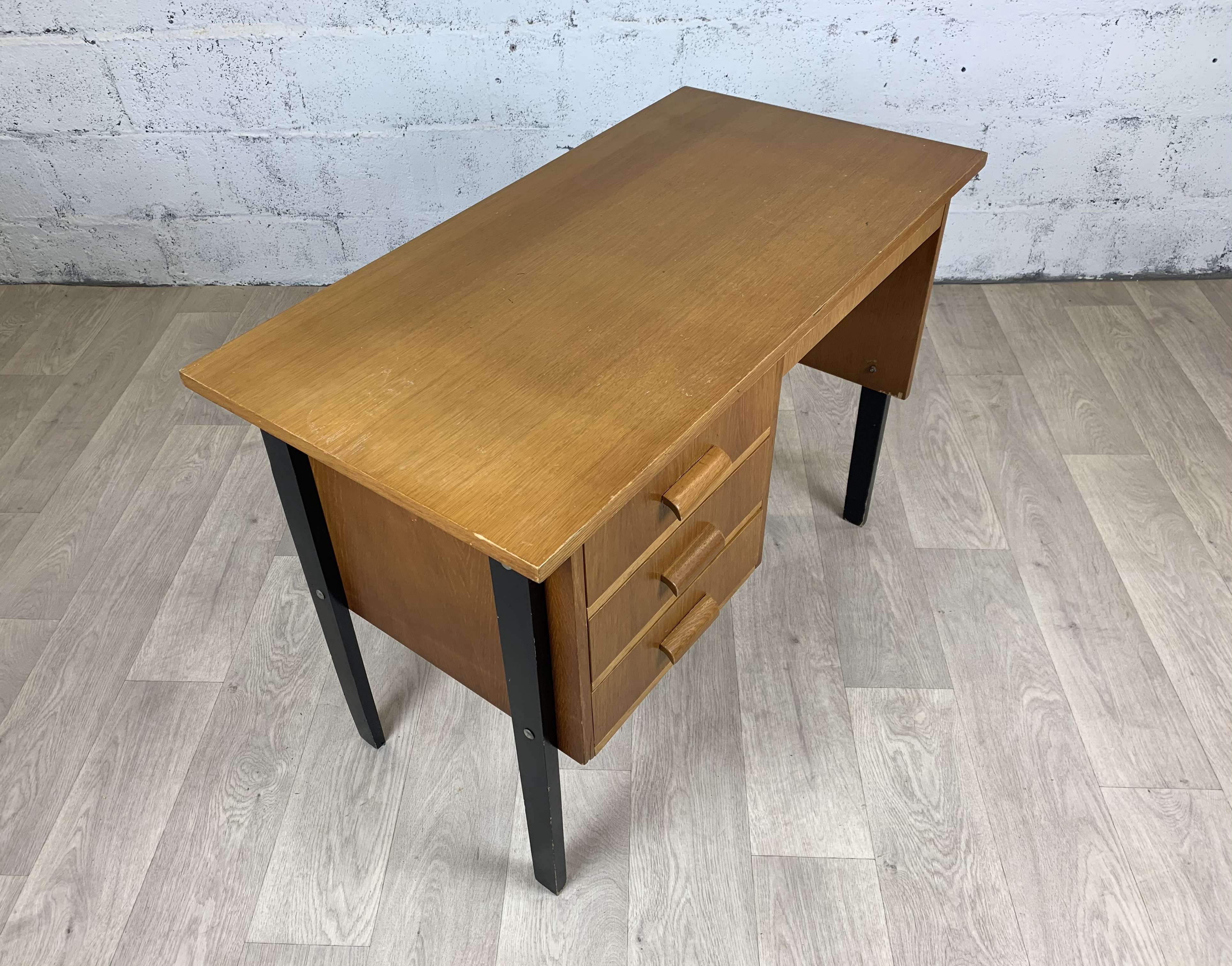 Vintage wooden desk, 60s