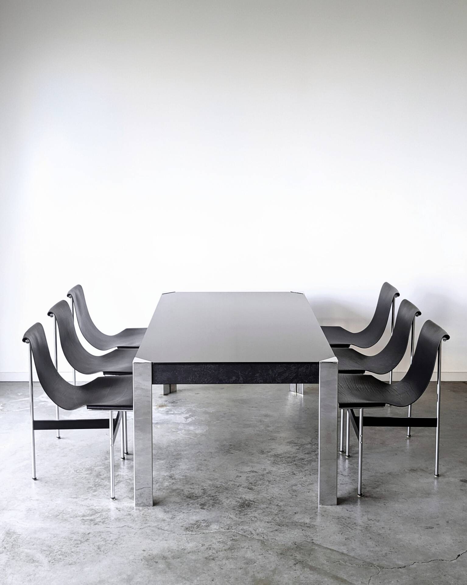 Vintage Tucroma table, Guido Faleschini for Mariani Hermes, 1970.