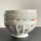 BOWLS Ceramic Pink and Gold VINTAGE