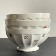 BOWLS Ceramic Pink and Gold VINTAGE