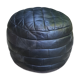 Leather pouf De Sede 1970