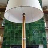 Lampadaire art déco en bois
