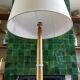 Art deco wooden floor lamp
