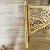 Rattan end table