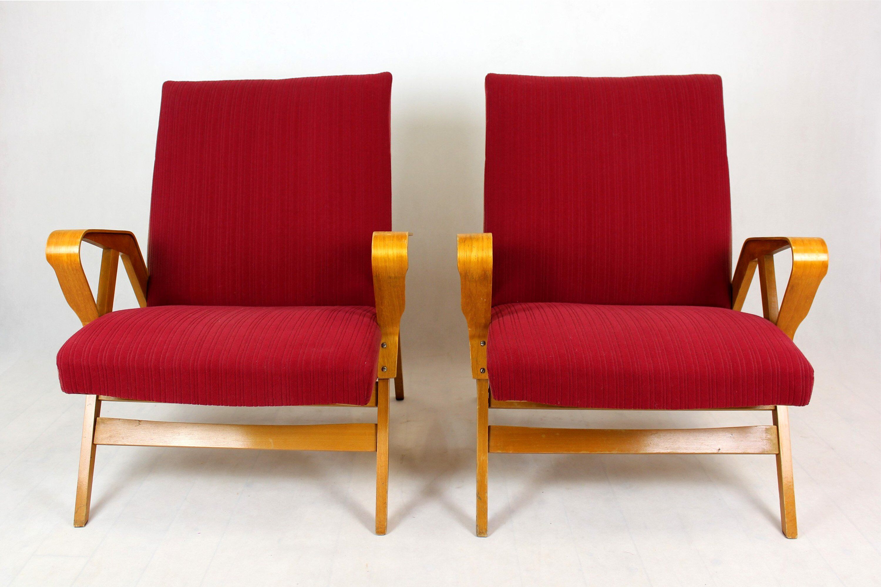 Mid-Century Armchairs from Tatra, 1960s, Set of 2
