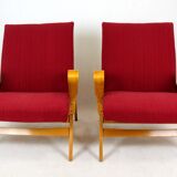 Mid-Century Armchairs from Tatra, 1960s, Set of 2