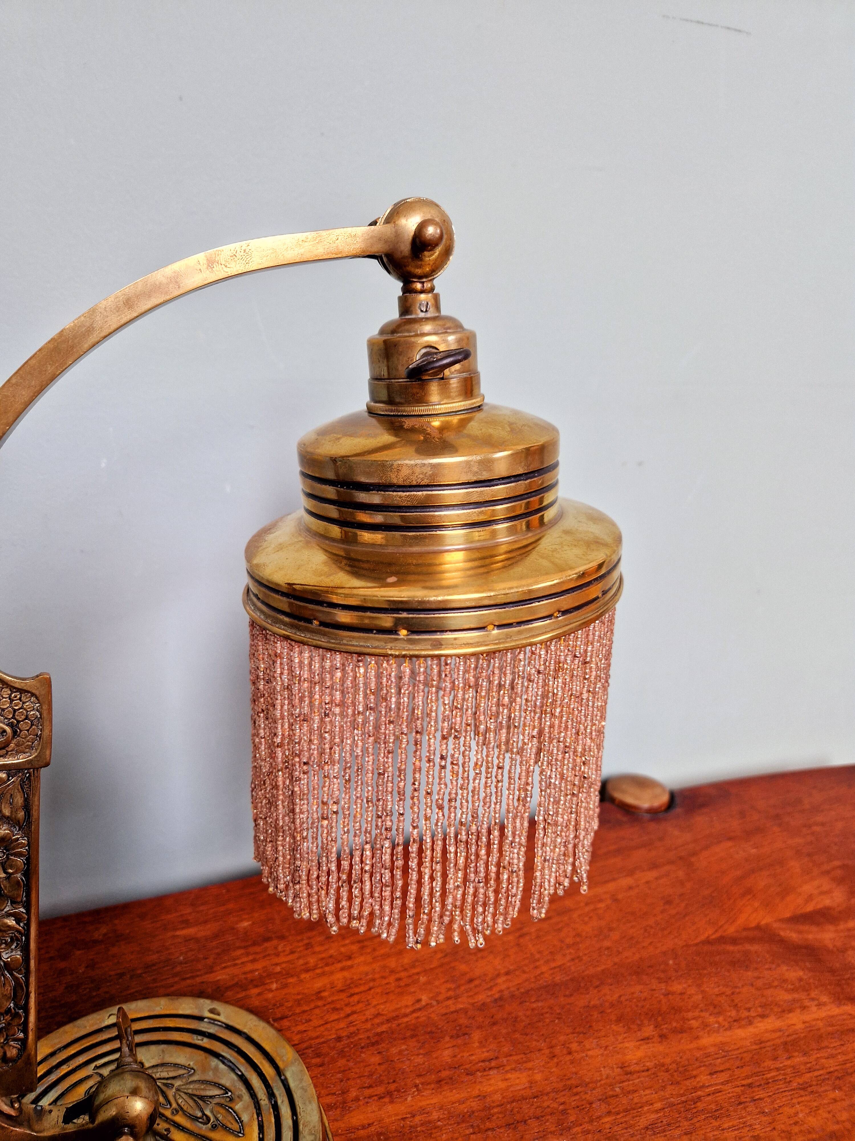Parisian Art Nouveau Lamp, 1910s