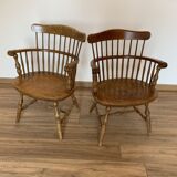 Pair of Windsor armchairs