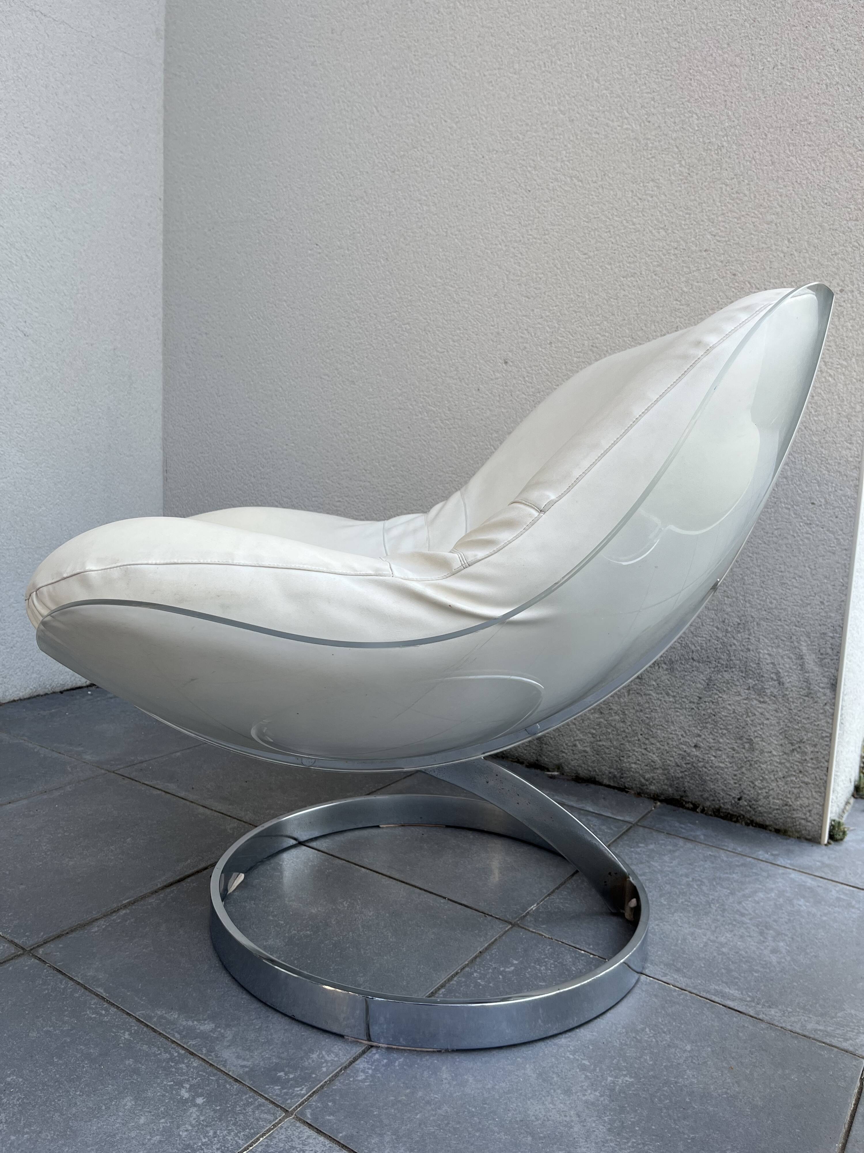 Pair of Armchairs model Sphere by Boris Tabacoff for MMM 1970