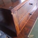 Louis Philippe style mahogany stepped desk