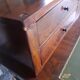 Louis Philippe style mahogany stepped desk