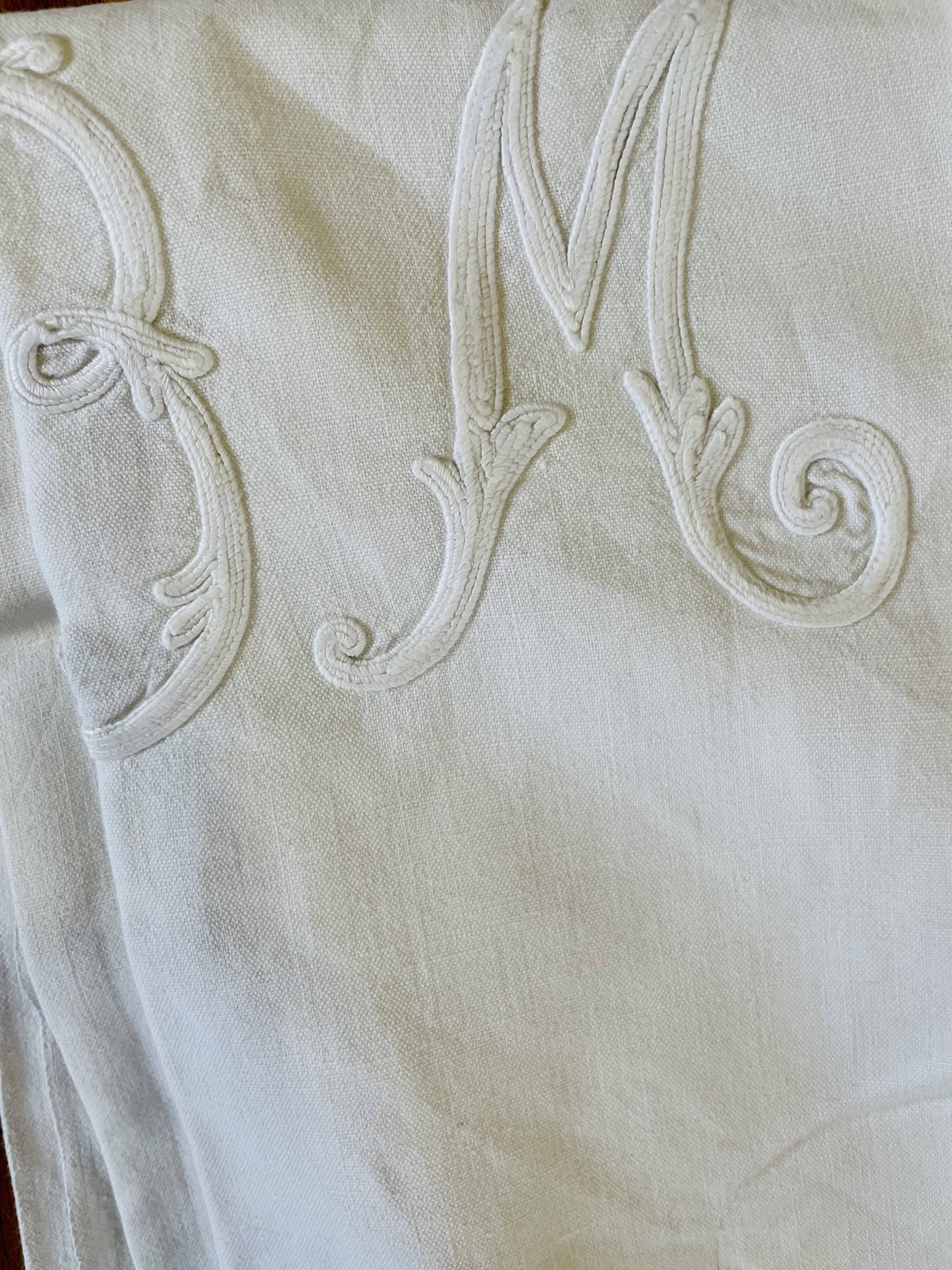 Old monogram sheet