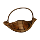 Basket rattan old vintage