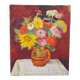 Tableau, peinture sur toile vintage Fleurs