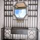 Colonial-inspired Art Nouveau wardrobe – Bevelled mirror 1939