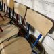 Lot de 16 chaises d'école