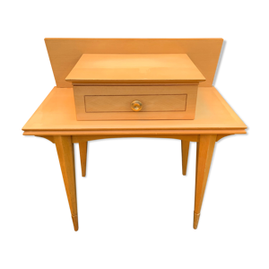 Table de chevet vernie - 1950