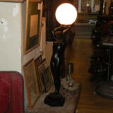 Large Art Deco style lamp 75 cm high