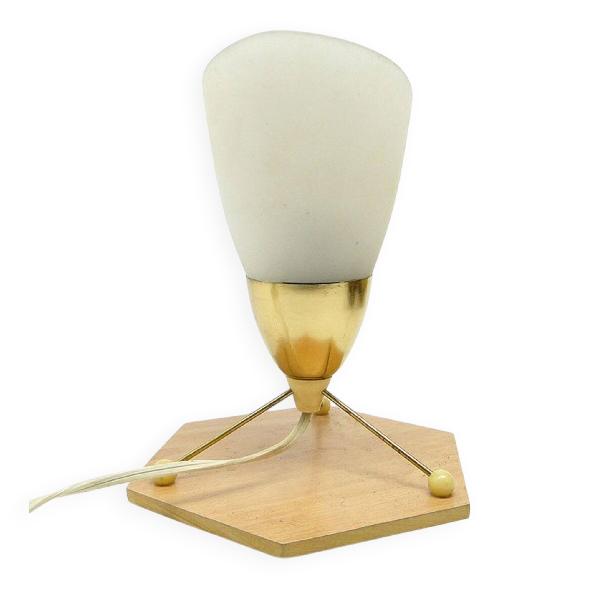 Czechoslovakian Pop Art Bedside Lamp, 1960s