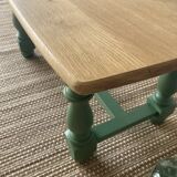 Solid wood coffee table