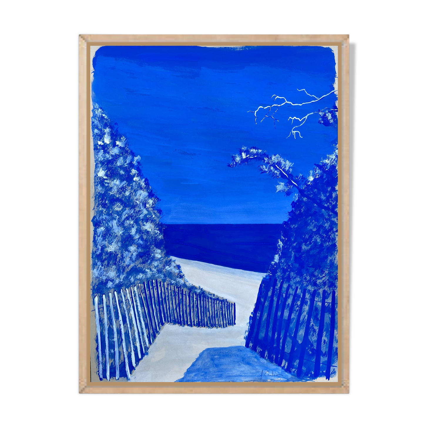 Gouache Spérone ultramarine