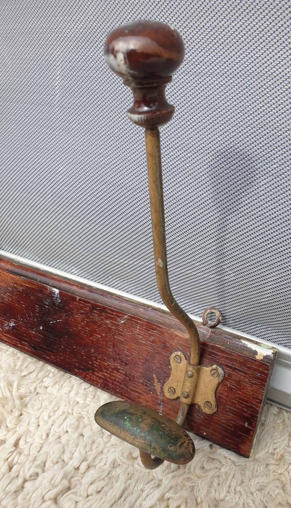 Coat rack triple hooks 1900
