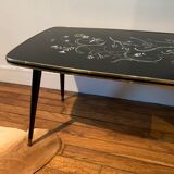 Glass coffee table 50's