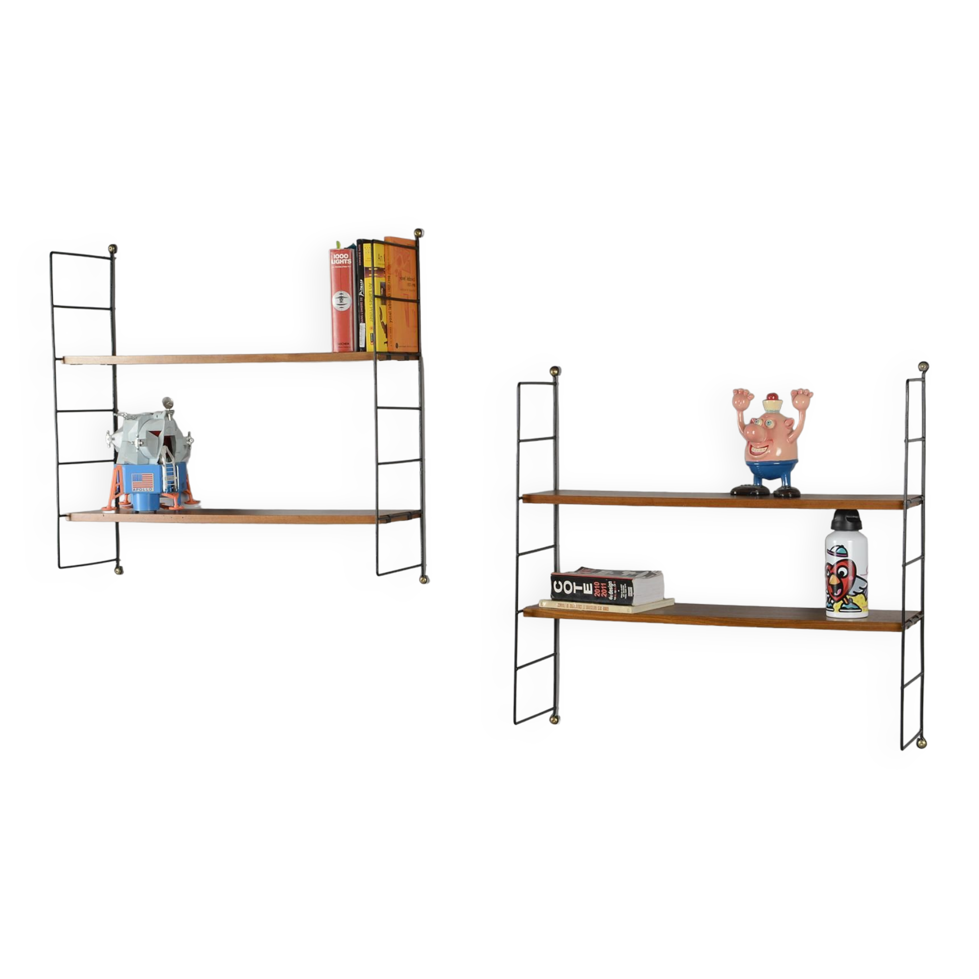 Pair of shelves model String, Sweden circa 1960