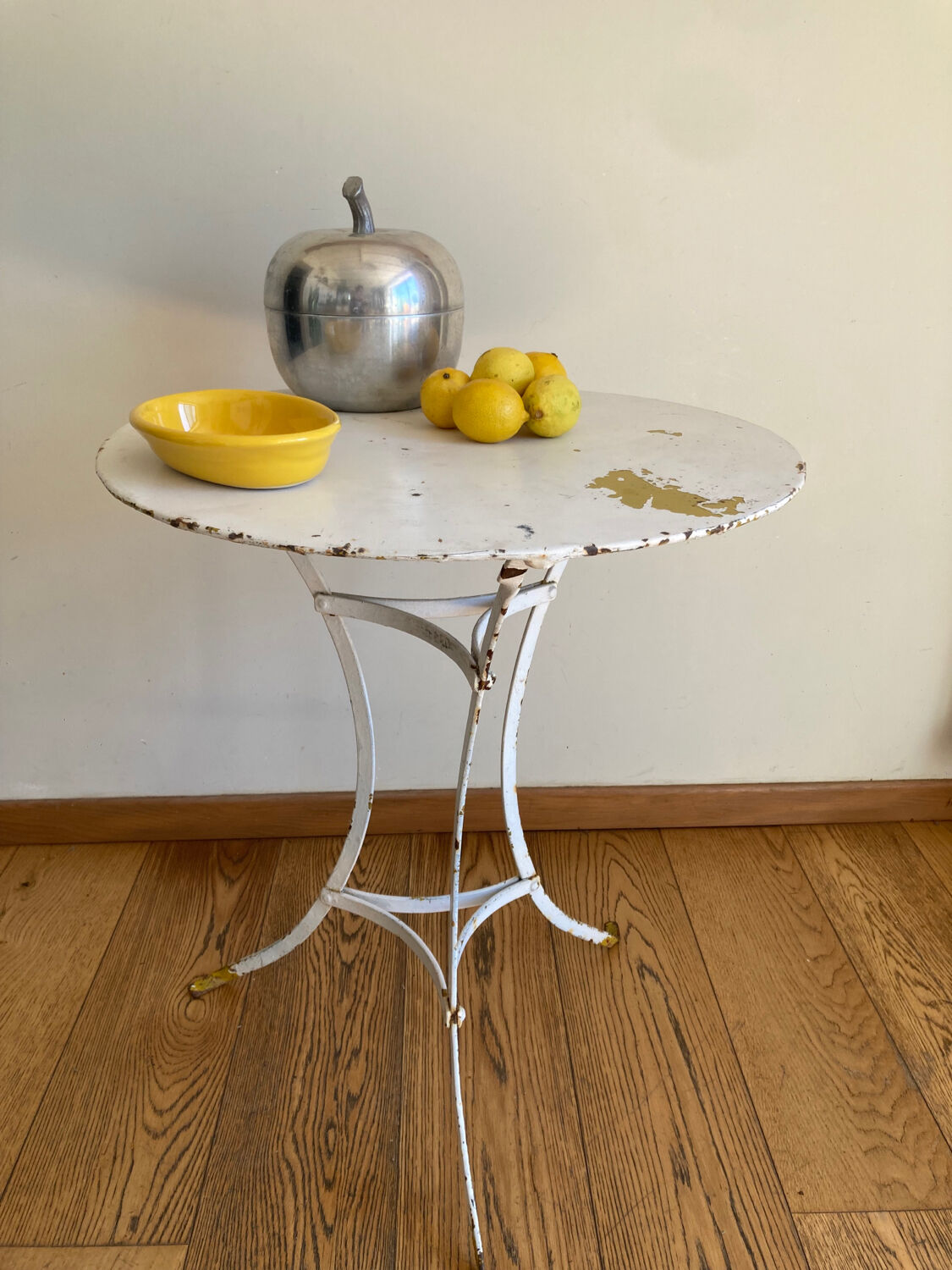 Antique garden pedestal table 1900