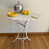 Antique garden pedestal table 1900