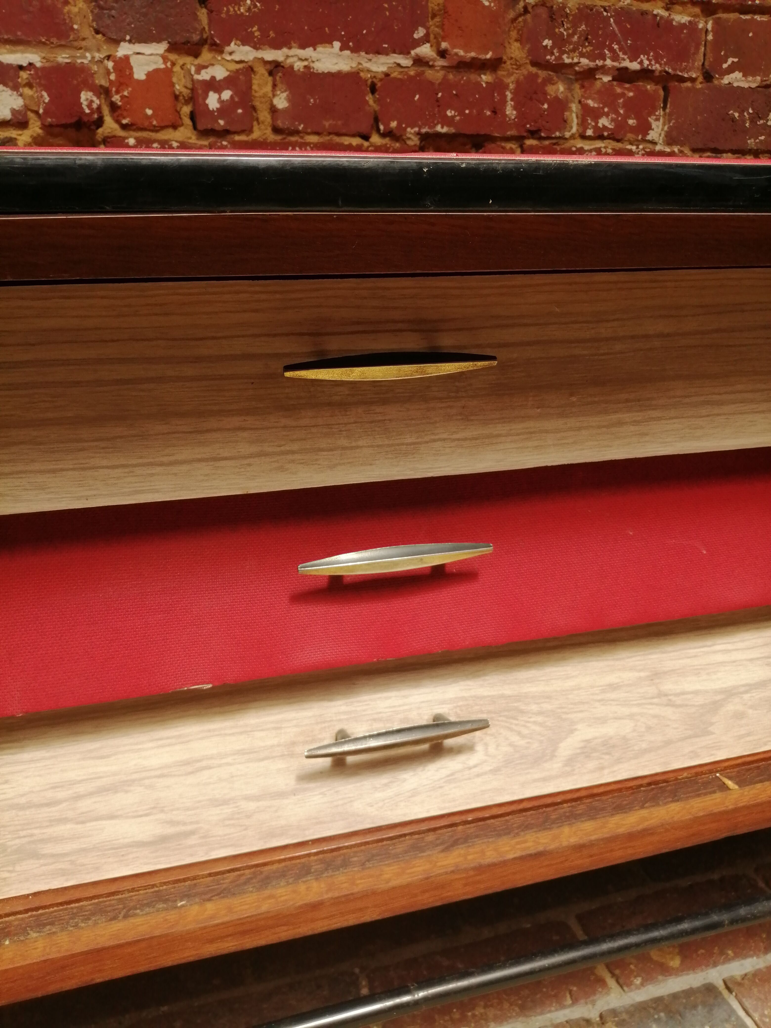Danish bicolor sideboard 1950