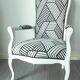 Fauteuil Voltaire entièrement restauré