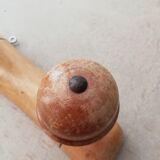 Wooden coat rack