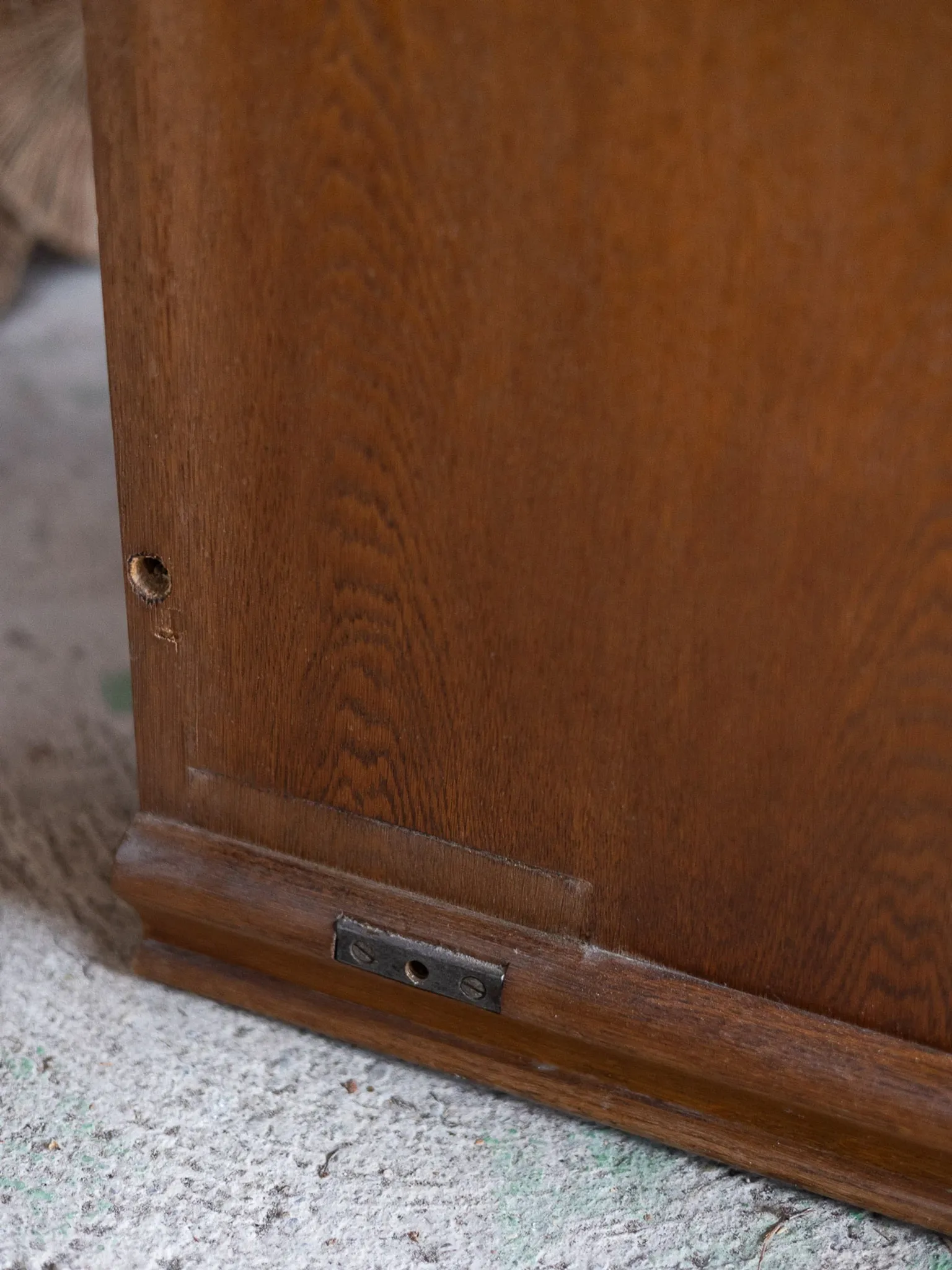 Vintage bedside table in Empire / Art Deco style
