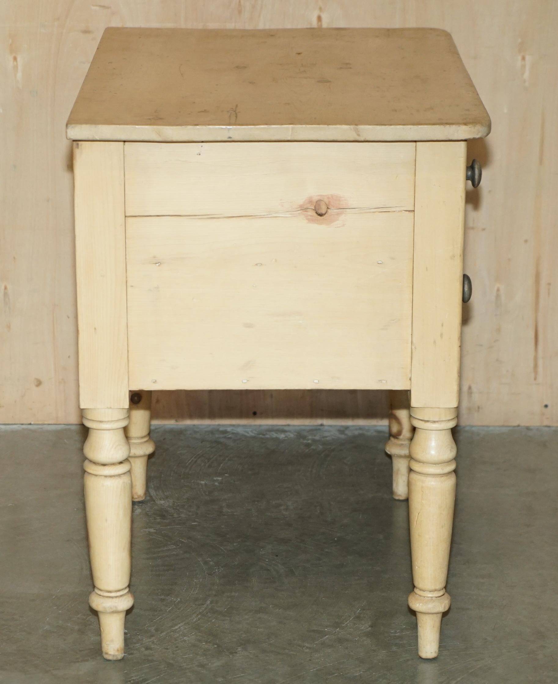 Georgian Governess Drawers Circa 1800 Pine Sideboard