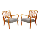 Two 1950s "Linden" Lounge Chairs in Teak by G A Jenkins