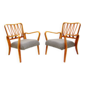 Deux chaises longues « Linden » en teck des années 1950 par GA Jenkins