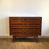 Vintage chest of drawers with bullnose contrasting moulding details