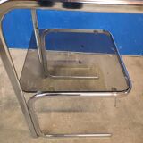 Vintage smoked glass and chrome harness